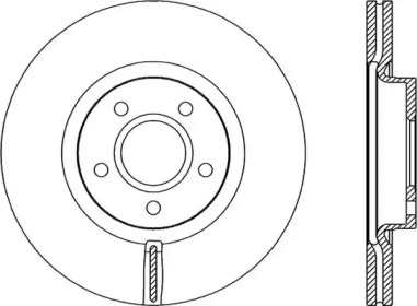 Тормозной диск (OPEN PARTS: BDA2153.20)