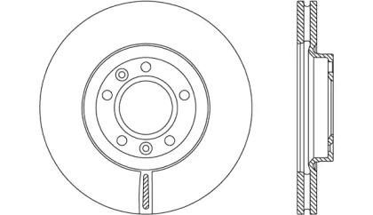 Тормозной диск (OPEN PARTS: BDA2158.20)