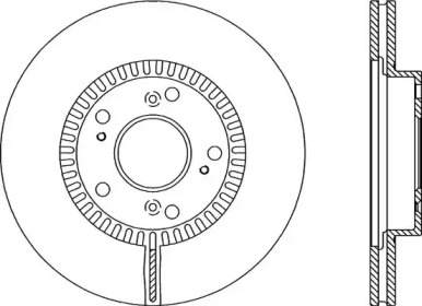 Тормозной диск (OPEN PARTS: BDA2162.20)