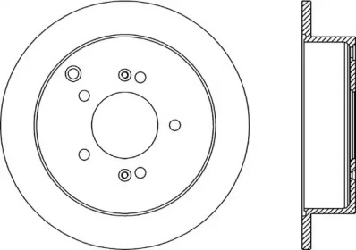 Тормозной диск (OPEN PARTS: BDA2174.10)