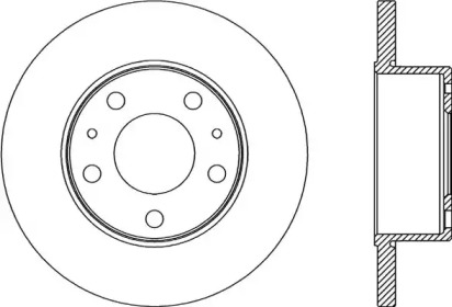 Тормозной диск (OPEN PARTS: BDA2180.10)