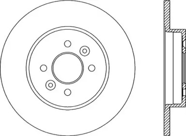 Тормозной диск (OPEN PARTS: BDA2183.10)