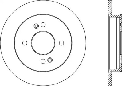 Тормозной диск (OPEN PARTS: BDA2184.10)