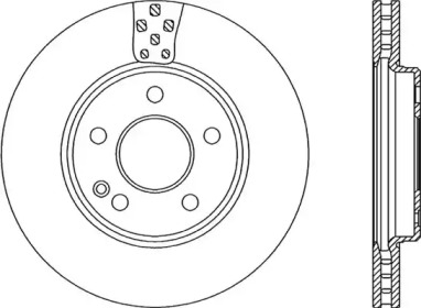 Тормозной диск (OPEN PARTS: BDA2190.20)