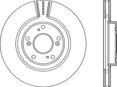 Тормозной диск (OPEN PARTS: BDA2209.20)