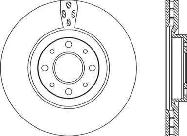 Тормозной диск (OPEN PARTS: BDA2217.20)