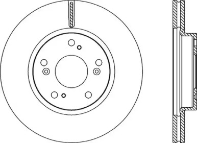 Тормозной диск (OPEN PARTS: BDA2218.20)