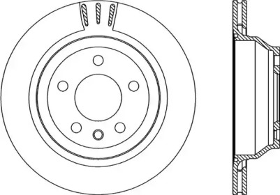 Тормозной диск (OPEN PARTS: BDA2220.20)