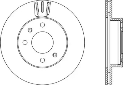 Тормозной диск (OPEN PARTS: BDA2223.20)