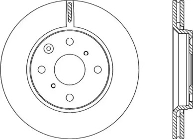 Тормозной диск (OPEN PARTS: BDA2228.20)