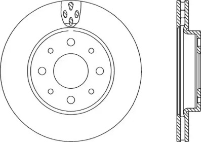 Тормозной диск (OPEN PARTS: BDA2234.20)