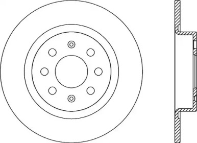 Тормозной диск (OPEN PARTS: BDA2249.10)