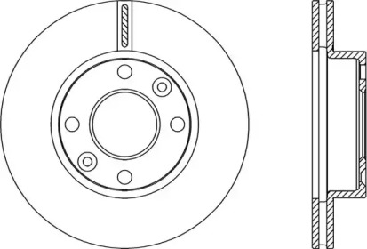 Тормозной диск (OPEN PARTS: BDA2250.20)