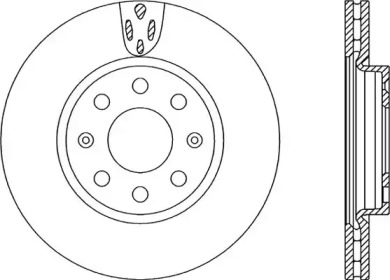 Тормозной диск (OPEN PARTS: BDA2258.20)