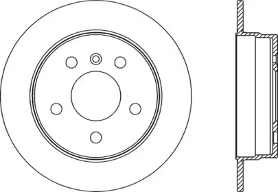 Тормозной диск (OPEN PARTS: BDA2311.10)