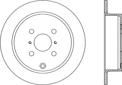 Тормозной диск (OPEN PARTS: BDA2312.10)