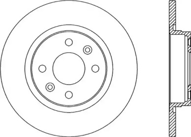 Тормозной диск (OPEN PARTS: BDA2322.10)