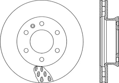 Тормозной диск (OPEN PARTS: BDA2324.20)