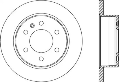 Тормозной диск (OPEN PARTS: BDA2325.10)