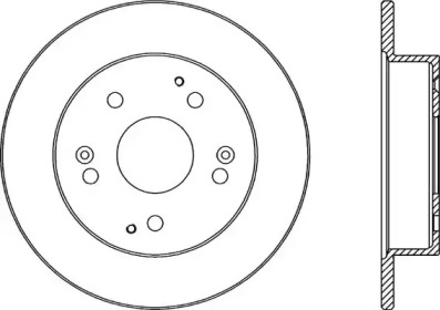 Тормозной диск (OPEN PARTS: BDA2342.10)