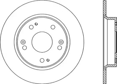 Тормозной диск (OPEN PARTS: BDA2344.10)