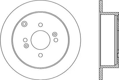 Тормозной диск (OPEN PARTS: BDA2354.10)