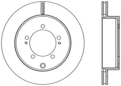 Тормозной диск (OPEN PARTS: BDA2360.20)