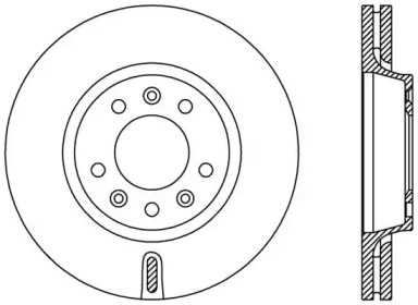 Тормозной диск (OPEN PARTS: BDA2381.20)