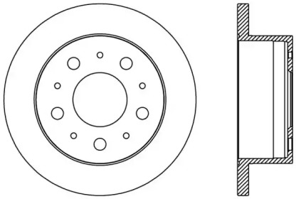 Тормозной диск (OPEN PARTS: BDA2385.10)