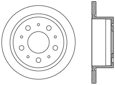 Тормозной диск (OPEN PARTS: BDA2386.10)