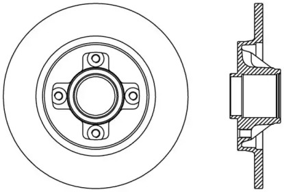 Тормозной диск (OPEN PARTS: BDA2387.10)