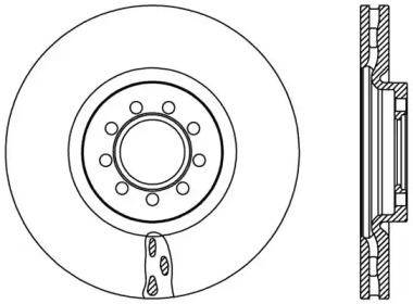 Тормозной диск (OPEN PARTS: BDA2389.20)