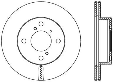 Тормозной диск (OPEN PARTS: BDA2408.20)