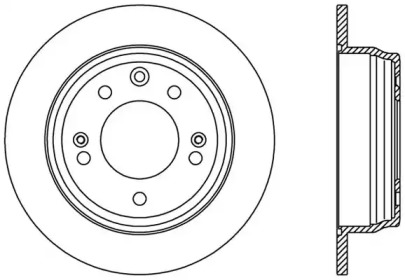 Тормозной диск (OPEN PARTS: BDA2409.10)