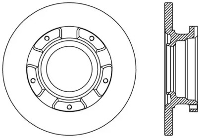 Тормозной диск (OPEN PARTS: BDA2411.10)