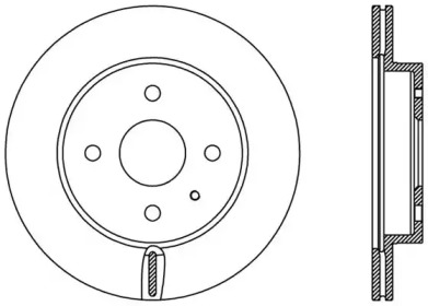 Тормозной диск (OPEN PARTS: BDA2425.20)