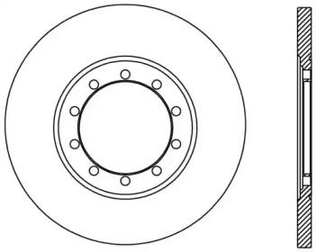 Тормозной диск (OPEN PARTS: BDA2436.10)