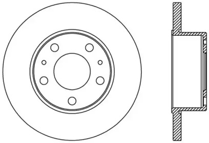 Тормозной диск (OPEN PARTS: BDA2437.10)