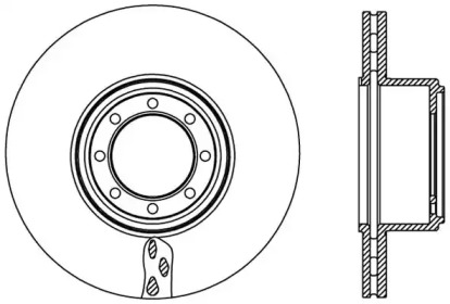 Тормозной диск (OPEN PARTS: BDA2451.20)