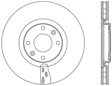 Тормозной диск (OPEN PARTS: BDA2453.20)