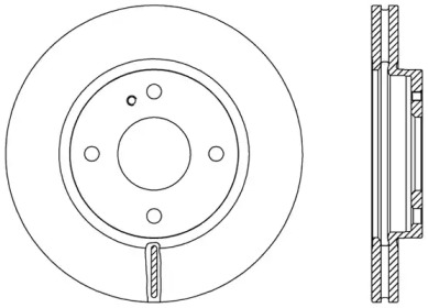 Тормозной диск (OPEN PARTS: BDA2454.20)