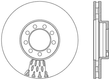 Тормозной диск (OPEN PARTS: BDA2472.20)