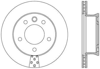 Тормозной диск (OPEN PARTS: BDA2488.20)