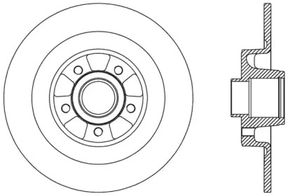 Тормозной диск (OPEN PARTS: BDA2507.10)