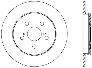 Тормозной диск (OPEN PARTS: BDA2524.10)