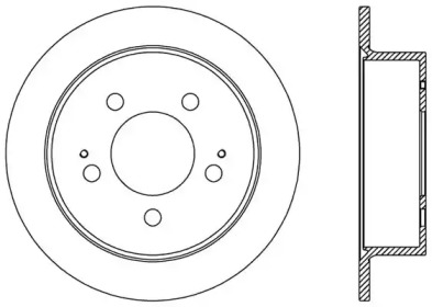 Тормозной диск (OPEN PARTS: BDA2527.10)