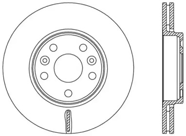 Тормозной диск (OPEN PARTS: BDA2528.20)