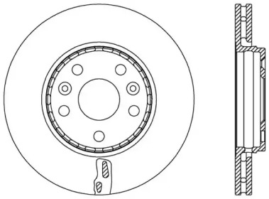 Тормозной диск (OPEN PARTS: BDA2529.20)