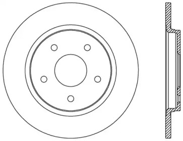 Тормозной диск (OPEN PARTS: BDA2533.10)