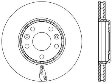 Тормозной диск (OPEN PARTS: BDA2546.20)